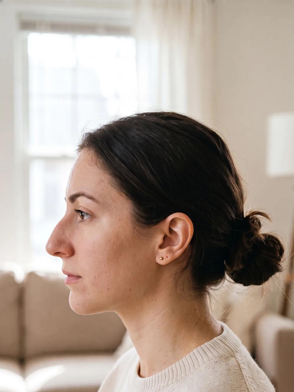 Chin augmentation preview with improved projection