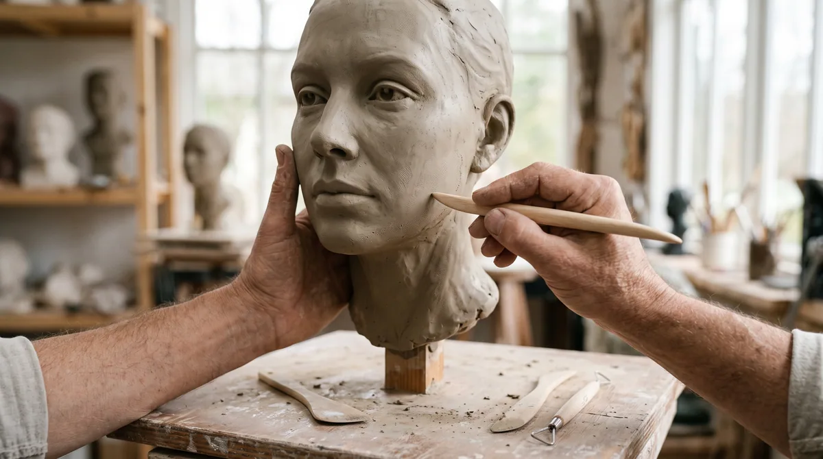 Clay portrait refinement as a metaphor for careful planning