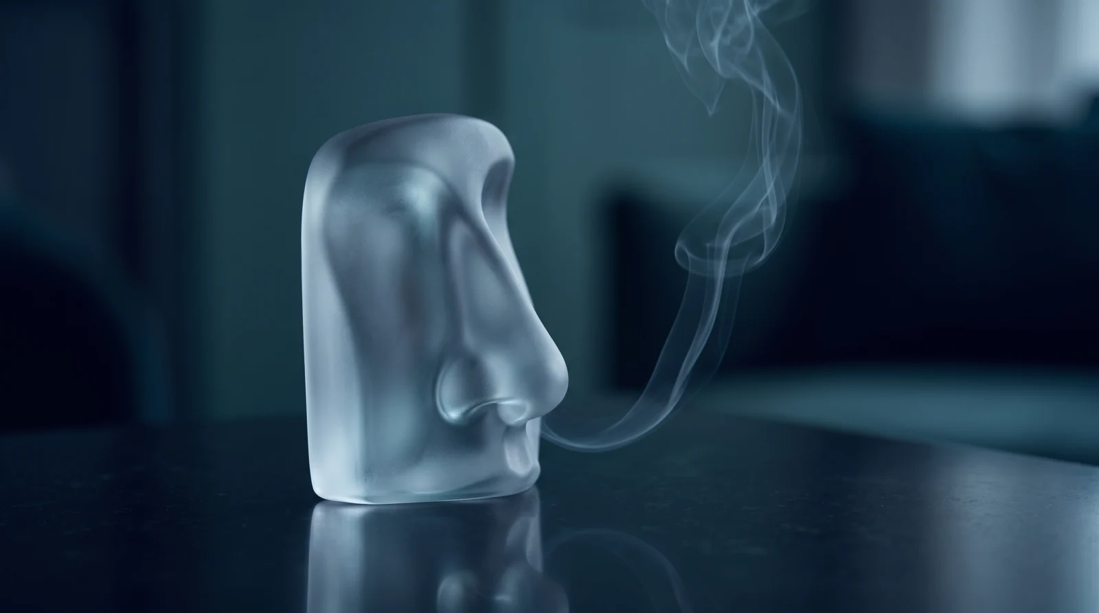 Illustration explaining smoking and rhinoplasty effects on nasal healing